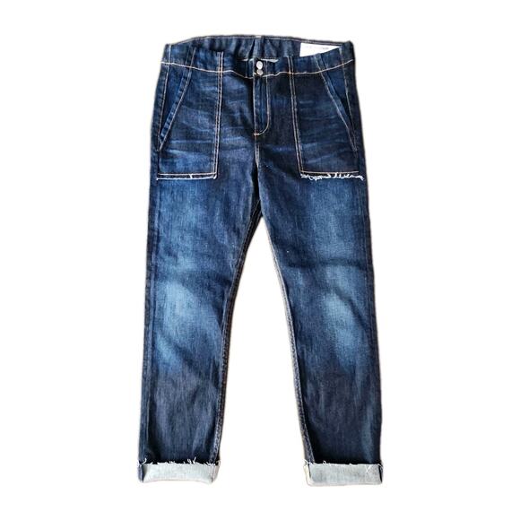 Rag & Bone Women’s Denny High Rise Skinny Ankle Jeans Warsaw Dark Wash Size 31 - Picture 2 of 9